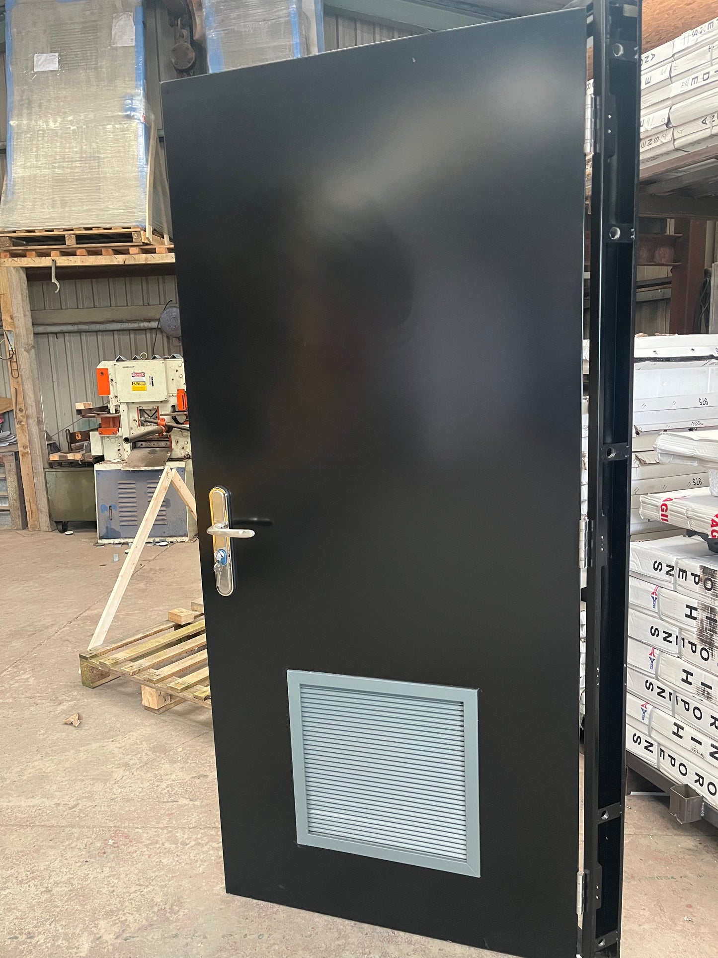 Sale Galvanised Steel Security Door 990 x 2095 with louvre
