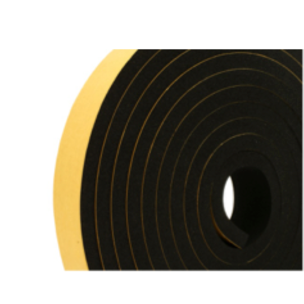 Self Adhesive Sponge Strip 10mm x 10mm x 5m