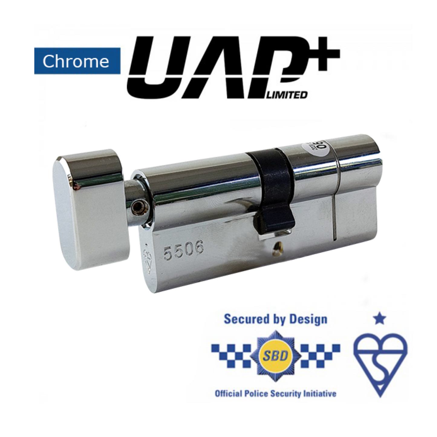 UAP Zerolift Kitemarked Thumbturn Eurocylinder